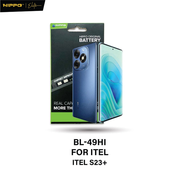 Hippo Baterai BL-49HI ITEL S23 Plus 5000mAh Battery Batere Batrai Batre Original Cell Garansi resmi