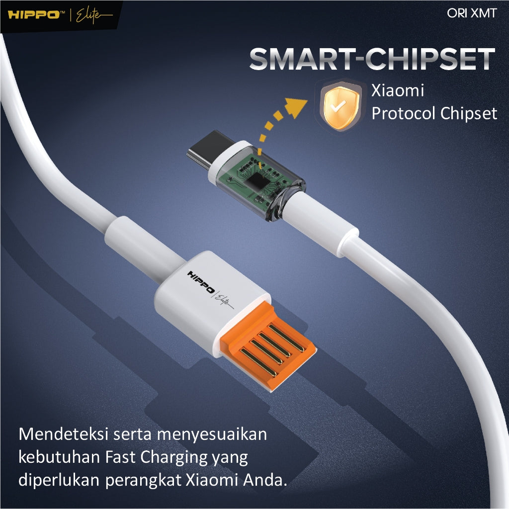 Hippo Elite Cable Xiaomi 120W Turbo Charge HC-XMT White Length 100cm 5