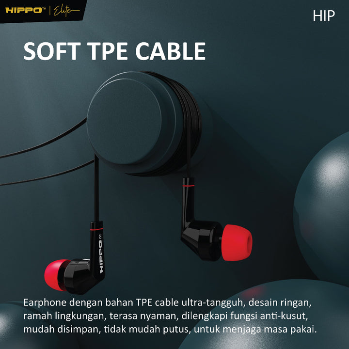 Hippo Earphone HIP Super Bass Jack 3.5mm Wired Handsfree Android Original Earbuds Headset 5