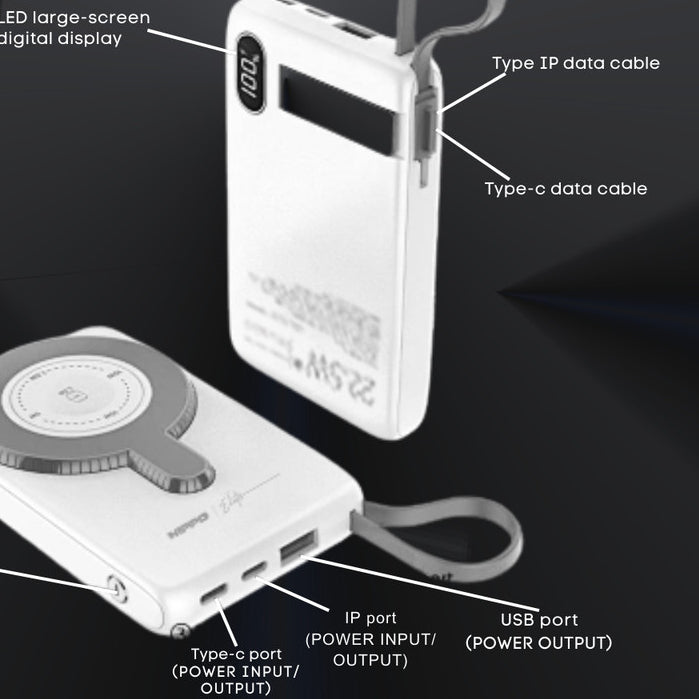 Hippo Elite PowerBank Othello 8 PD 22.5W 10000mAh MagSafe 15W iWatch SmartWatch Charging 6