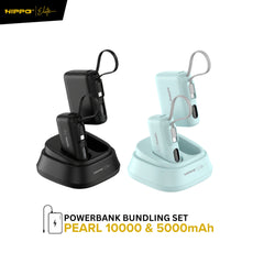 [CCC Certified] Hippo Elite Powerbank Pearl 5000mAh / 10000mAh / Dock Only / Full 1 Set  PD 22,5W Power Delivery