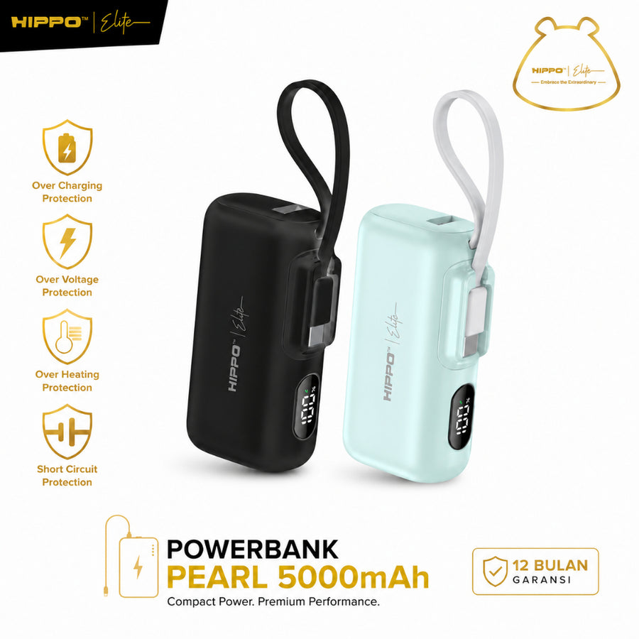 Hippo Elite Powerbank Pearl 5000mAh