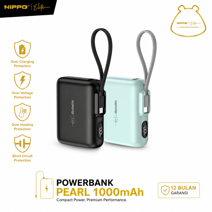 Hippo Elite Powerbank Pearl 10000mAh