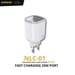 Hippo Adaptor Night Lamp Charger NLC-01 2 Port 25W