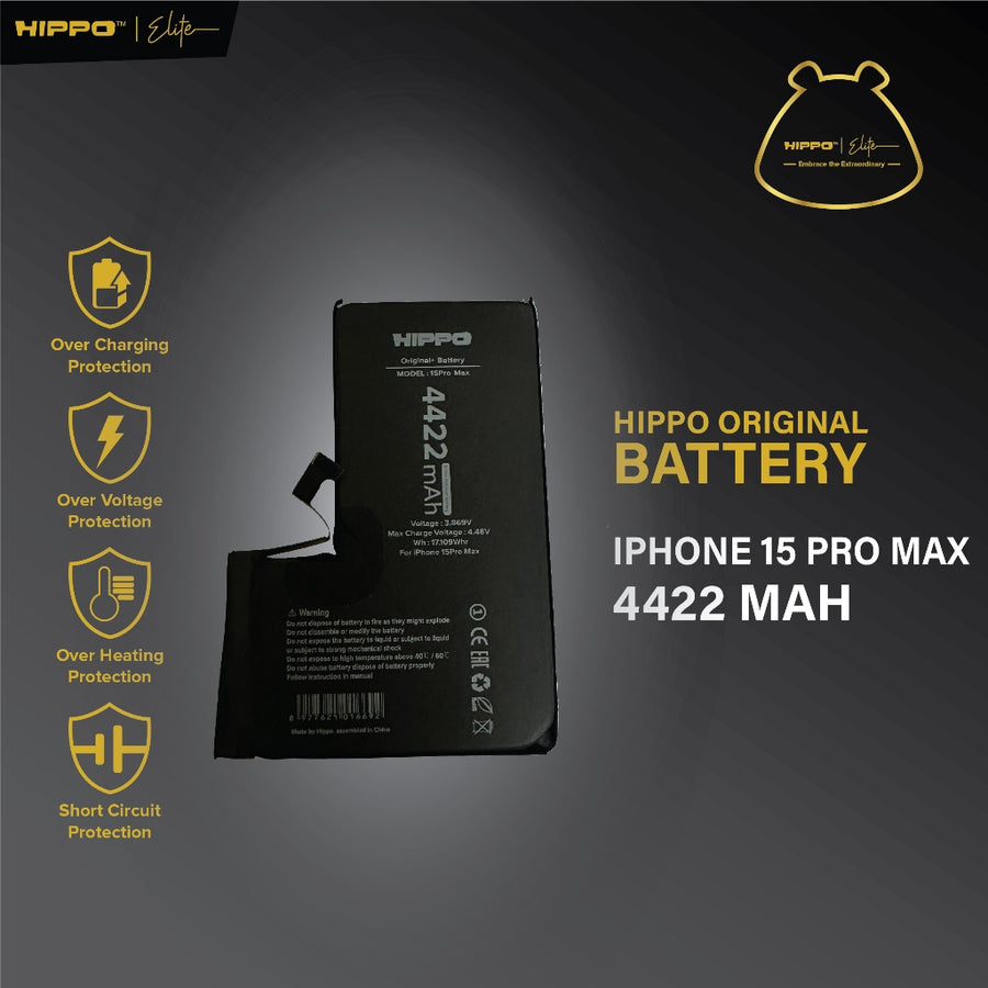 Hippo Elite Battery iPhone 15 Pro Max