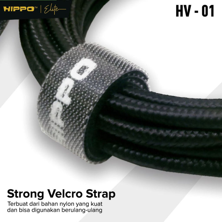 Hippo HV-01 Kabel Organizer Pengikat kabel Roll 100cm 3