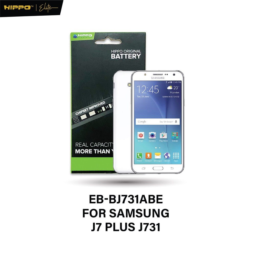 Hippo Baterai SAMSUNG EB-BJ731ABE J7 PLUS J731 3000mAh Battery Batere Batrai Batre Original Cell Garansi resmi