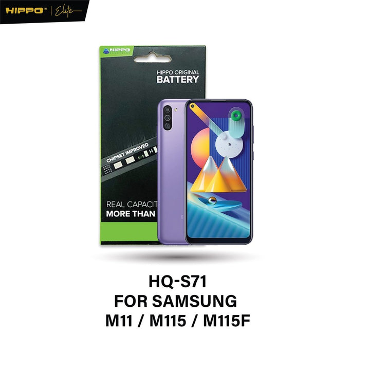 Hippo Baterai SAMSUNG HQ-S71 GALAXY M11 / M115 / M115F 5000mAh Battery Batere Batrai Batre Original Cell Garansi resmi
