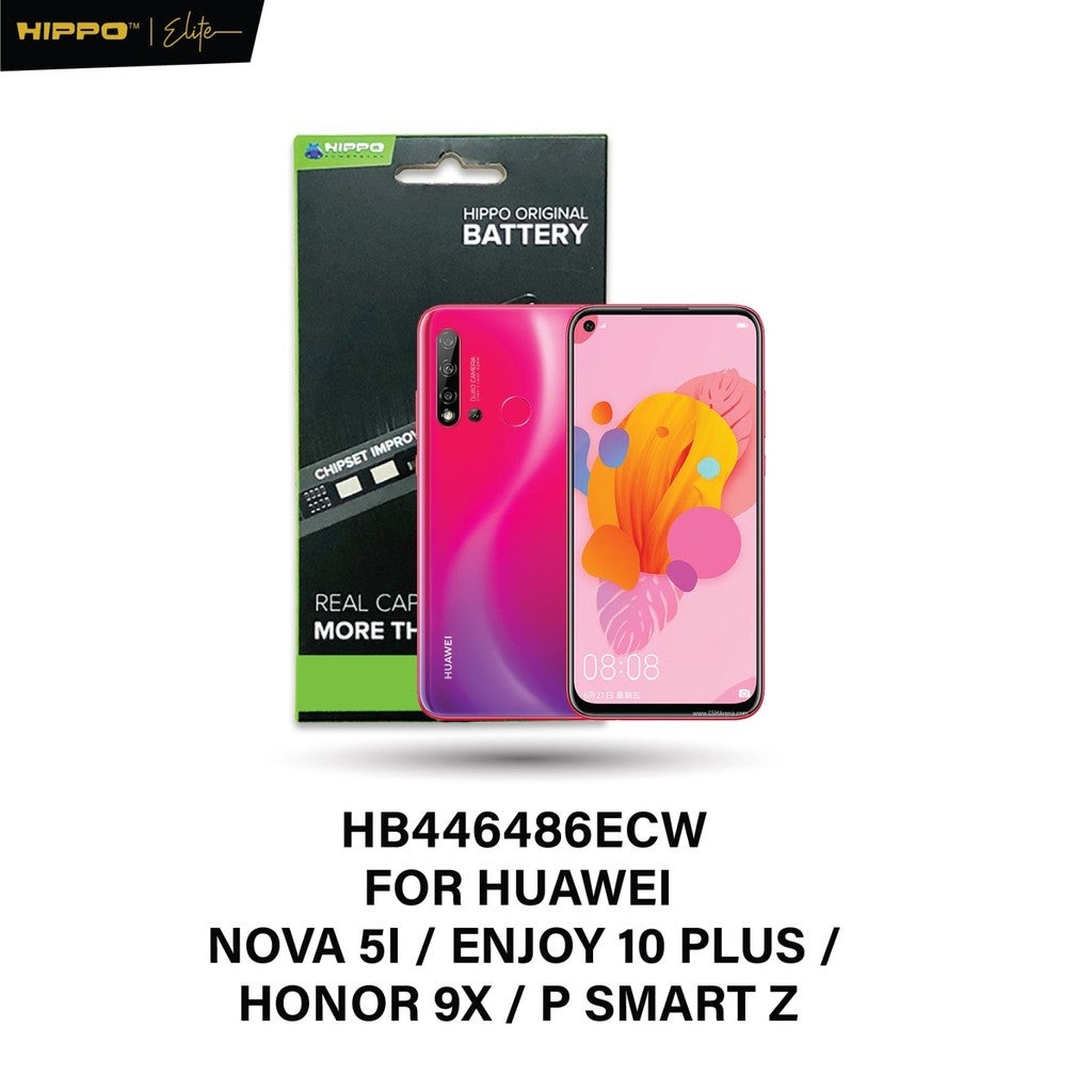 Hippo Baterai HB446486ECW HUAWEI NOVA 5i / ENJOY 10 PLUS / HONOR 9X / P SMART Z 4000mAh Battery Batere Batrai Batre Orig