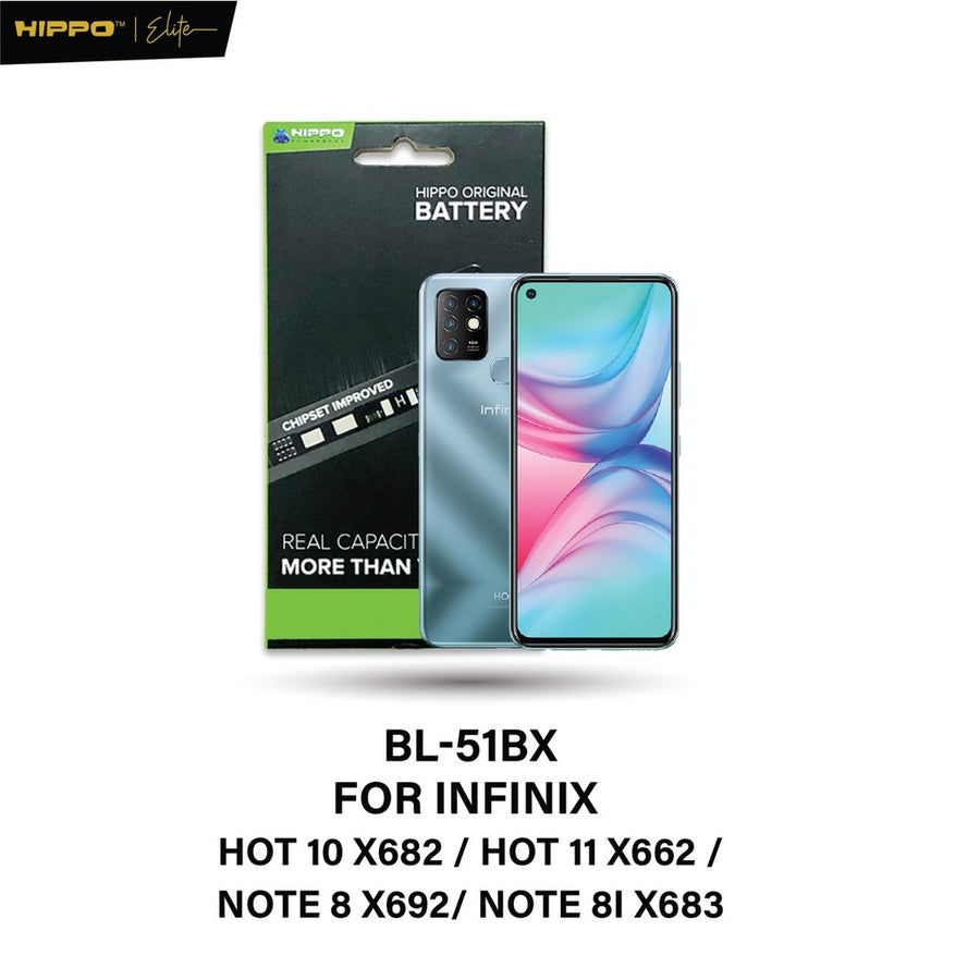 Hippo Elite Baterai INFINIX BL-51BX HOT 10