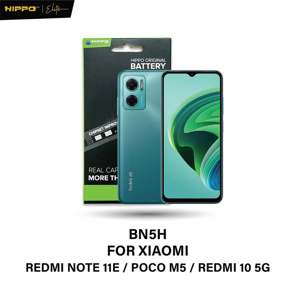 Hippo Baterai Xiaomi BN5H Redmi Note 11E / Poco M5 / Redmi 10 5G 5000mAh Battery Batere Batrai Batre
