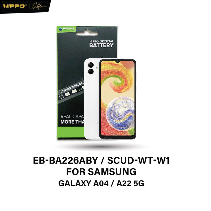 Hippo Baterai EB-BA226ABY Samsung A04 / A22 5G 5000mAh SCUD-WT-W1 Battery Batere Batrai Batre