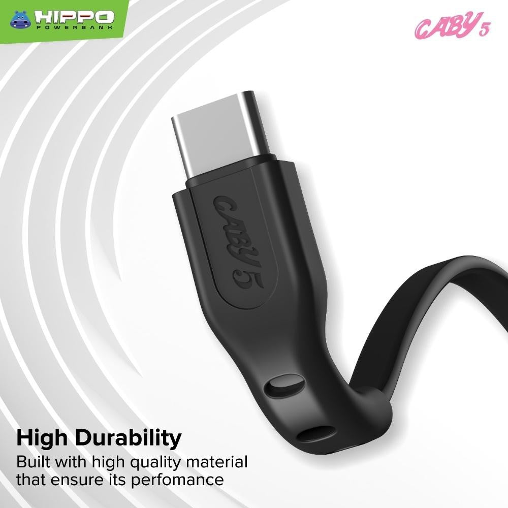 Hippo Kabel Caby 5 100Cm Type C Data Cable USB 3A 1M 2