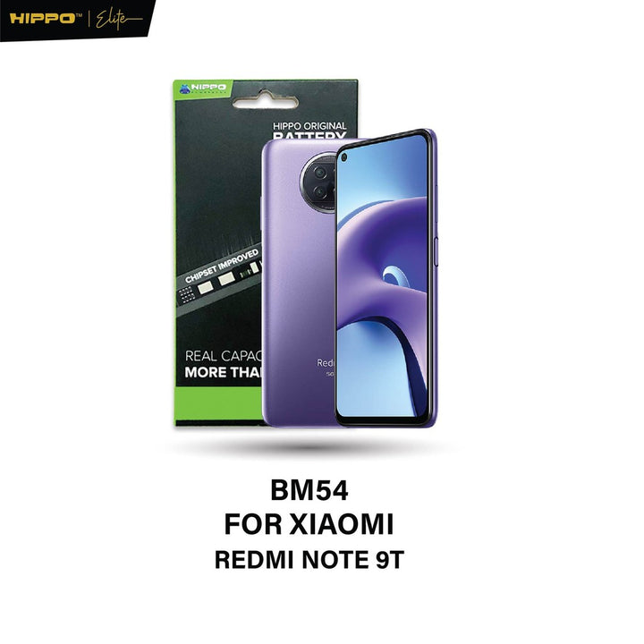 Hippo Baterai Xiaomi BM54 Redmi Note 9T 5000mAh Battery Batere Batrai Batre Original Cell