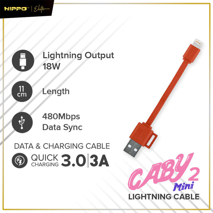 Hippo Kabel Caby Mini Lightning 11 Cm 2