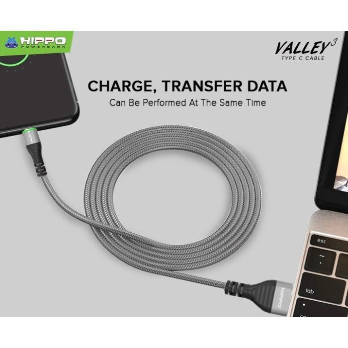 Hippo Kabel Data Valley 3 TYPE C USB 100cm Fast Charging 3.0 5