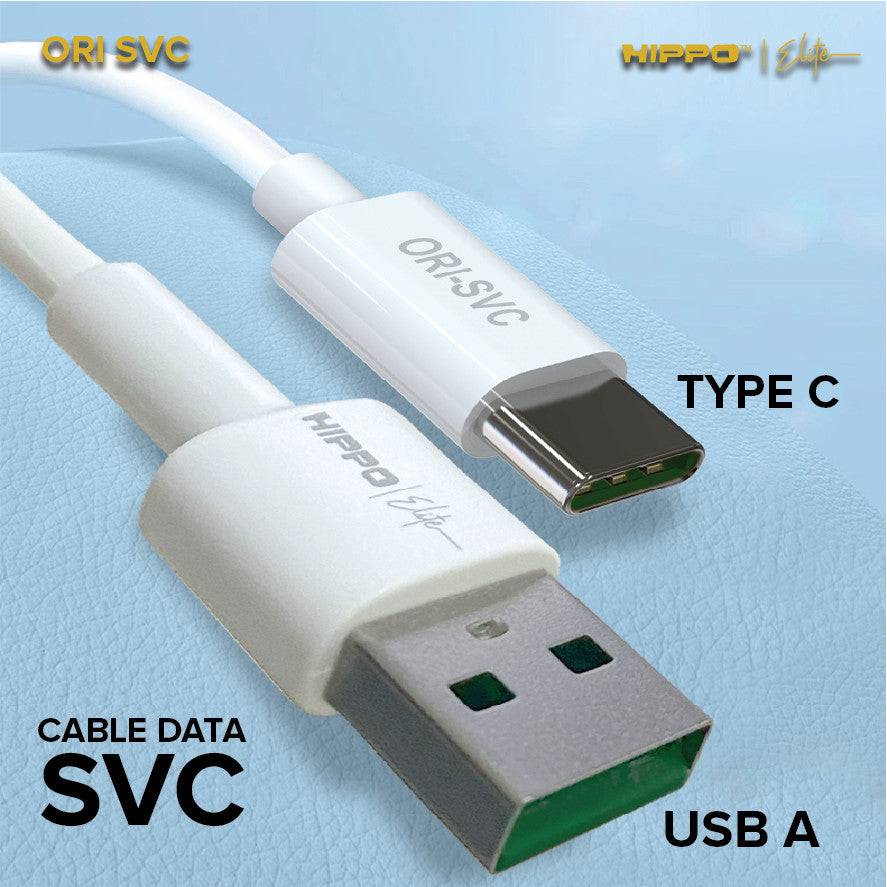 Hippo Elite Kabel SVC 120W Panjang 100cm White Super VOOC 3