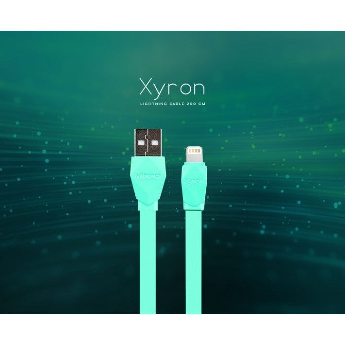 Hippo Xyron Lightning 200cm Kabel Data &amp; Charger iPhone iPad Panjang 3
