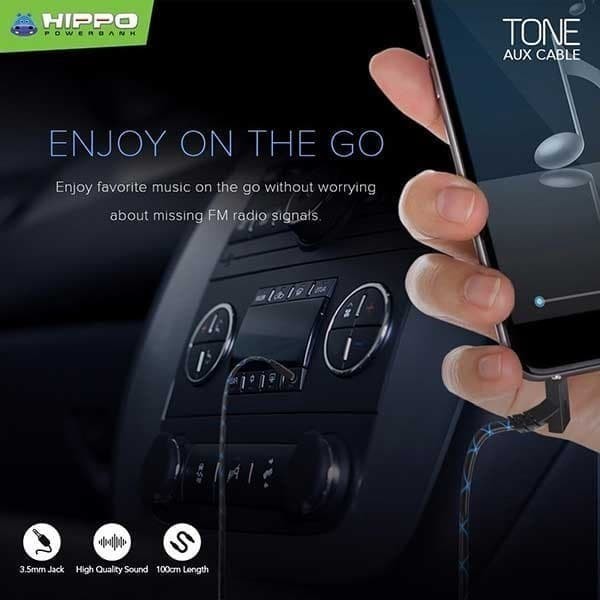 Hippo Tone Aux Cable Kabel Aux Kabel Audio 3.5mm Jack Cabel 2