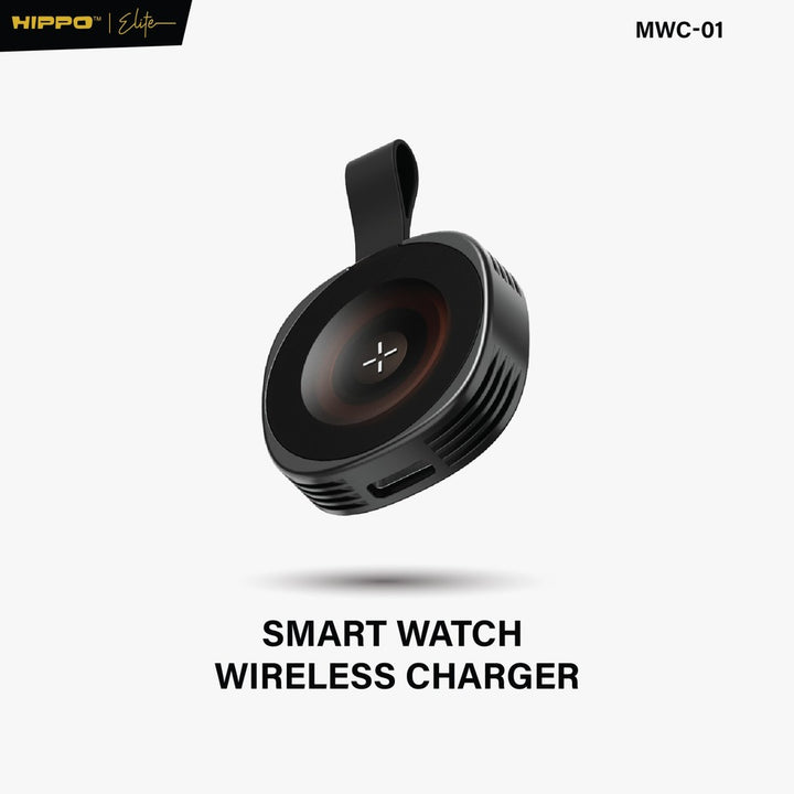 Hippo Elite MWC-01 Magnetic Wireless Charger Iwatch 2.5 Watt Dual Input Lightning Type-C For Apple Watch Ultra