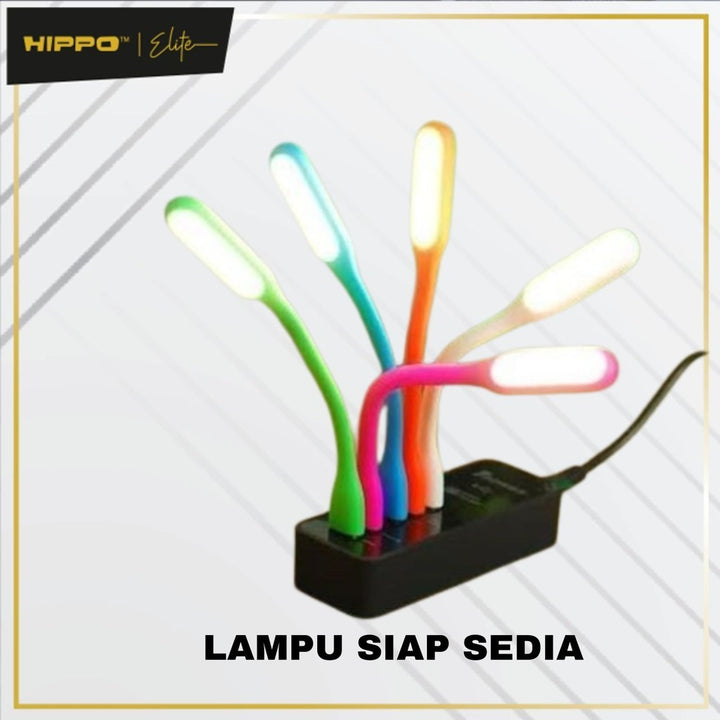 Hippo Lampu LED USB Portabel Flexibel For Powerbank/Laptop/CPU 3