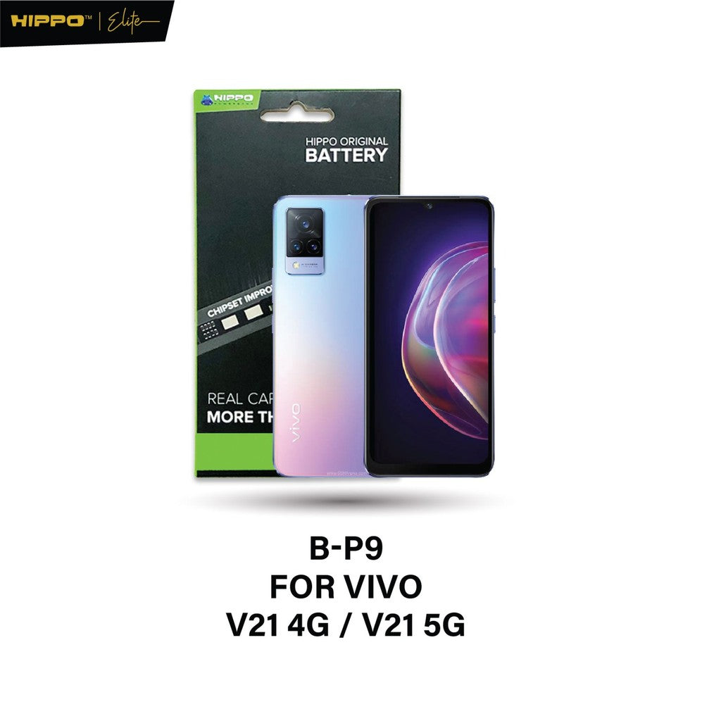 Hippo Baterai VIVO B-P9 VIVO V21 4G / V21 5G 4000mAh Battery Batere Batrai Batre Original Cell Garansi resmi