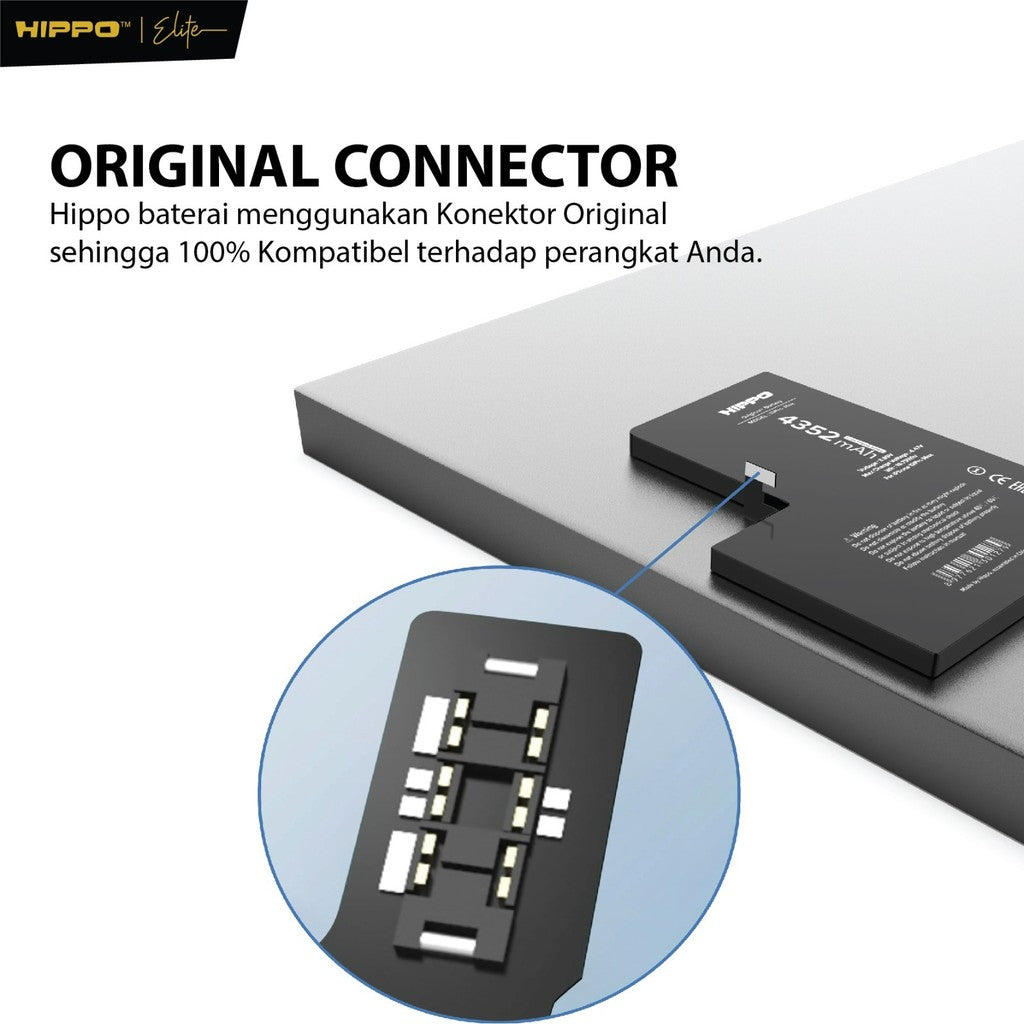 Hippo Baterai VIVO B-W3 VIVO Y22 2022 5000mAh Battery Batere Batrai Batre 5