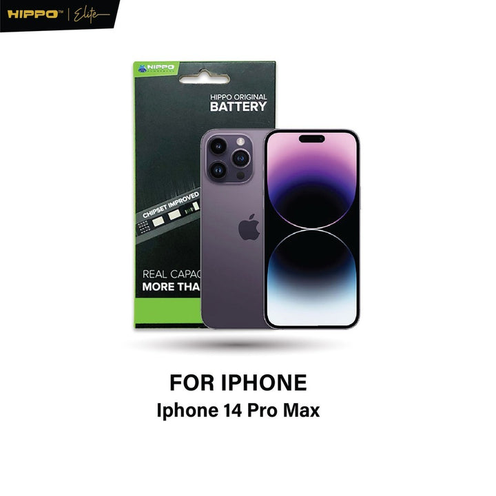 Hippo Baterai Iphone 14 Pro Max 4352mAh Battery Batere Batrai Batre Original Cell Garansi resmi 2