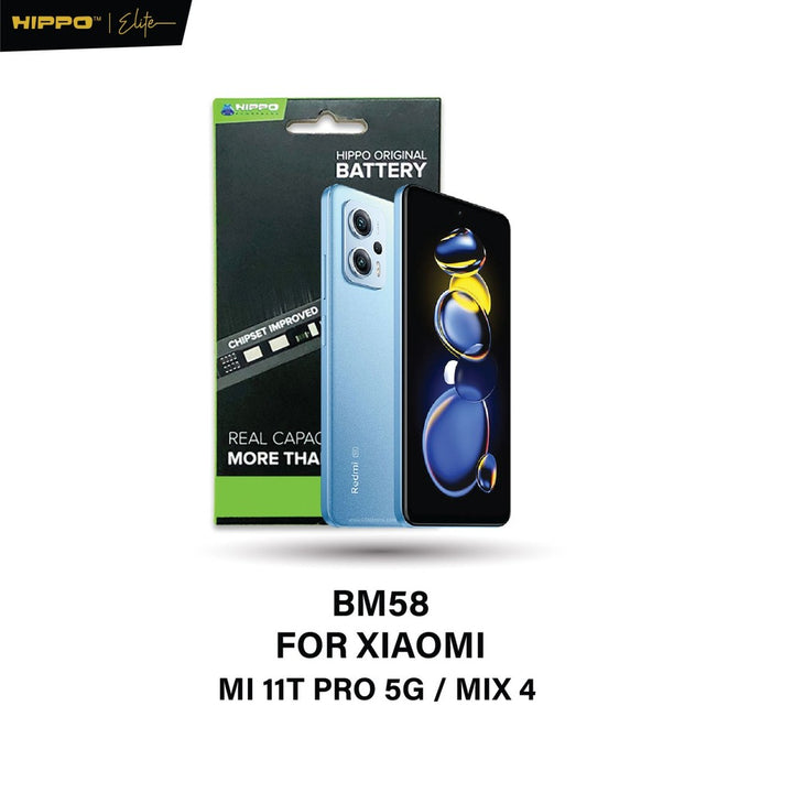 Hippo Baterai Xiaomi BM58 Mi 11T Pro 5G / Mix 4 4800mAh Battery Batere Batrai Batre Original Cell