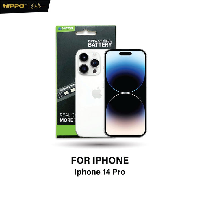 Hippo Baterai Iphone 14 Pro 3200mAh Battery Batere Batrai Batre Original Cell Garansi resmi 2