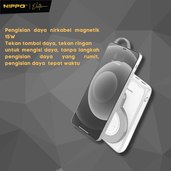 Hippo Elite PowerBank Othello 8 PD 22.5W 10000mAh MagSafe 15W iWatch SmartWatch Charging 7