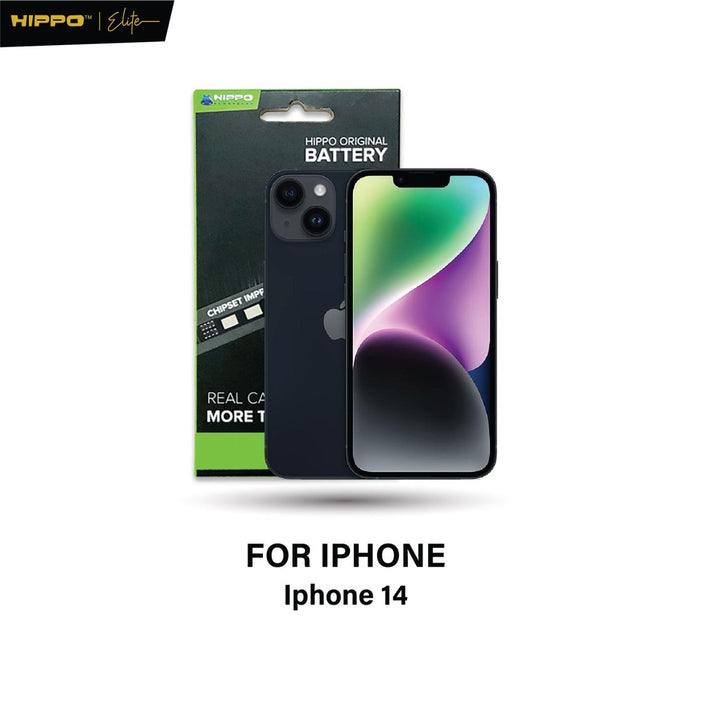 Hippo Baterai Iphone 14 3279mAh Battery Batere Batrai Batre Original Cell Garansi resmi 2