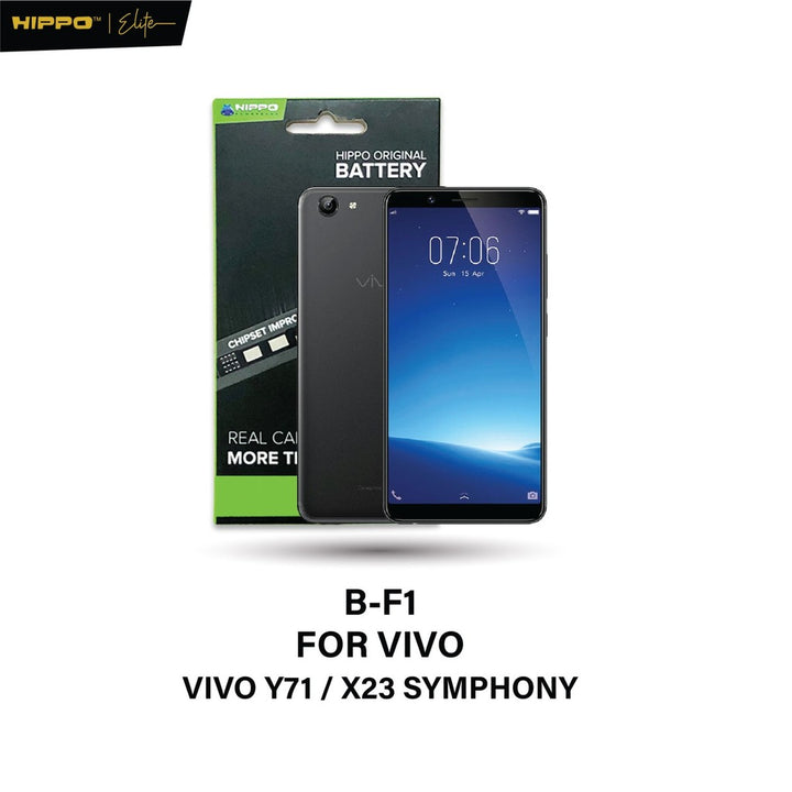 Hippo Baterai Vivo B-F1 Y71 / X23 Symphony 3360mAh Battery Batere Batrai Batre Original Cell Garansi