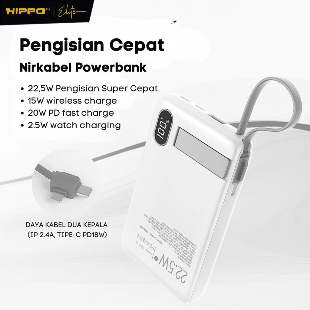 Hippo Elite PowerBank Othello 8 PD 22.5W 10000mAh MagSafe 15W iWatch SmartWatch Charging 4