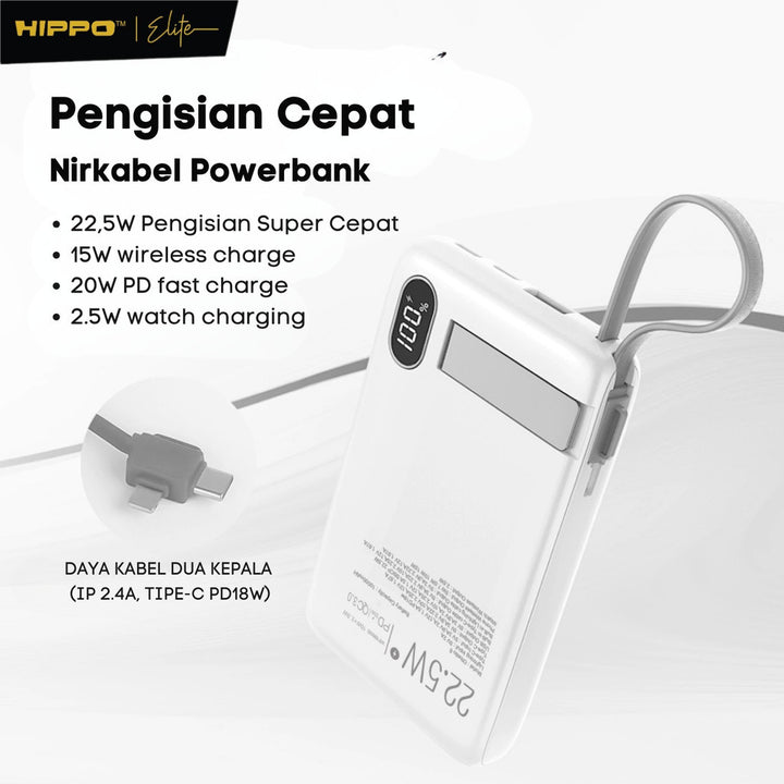 Hippo Elite PowerBank Othello 8 PD 22.5W 10000mAh MagSafe 15W iWatch SmartWatch Charging 4