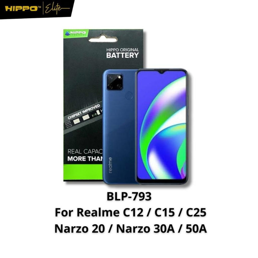 Hippo Elite Battery Realme BLP-793 C12