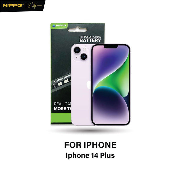 Hippo Baterai Iphone 14 Plus 4325mAh Battery Batere Batrai Batre Original Cell Garansi resmi 2