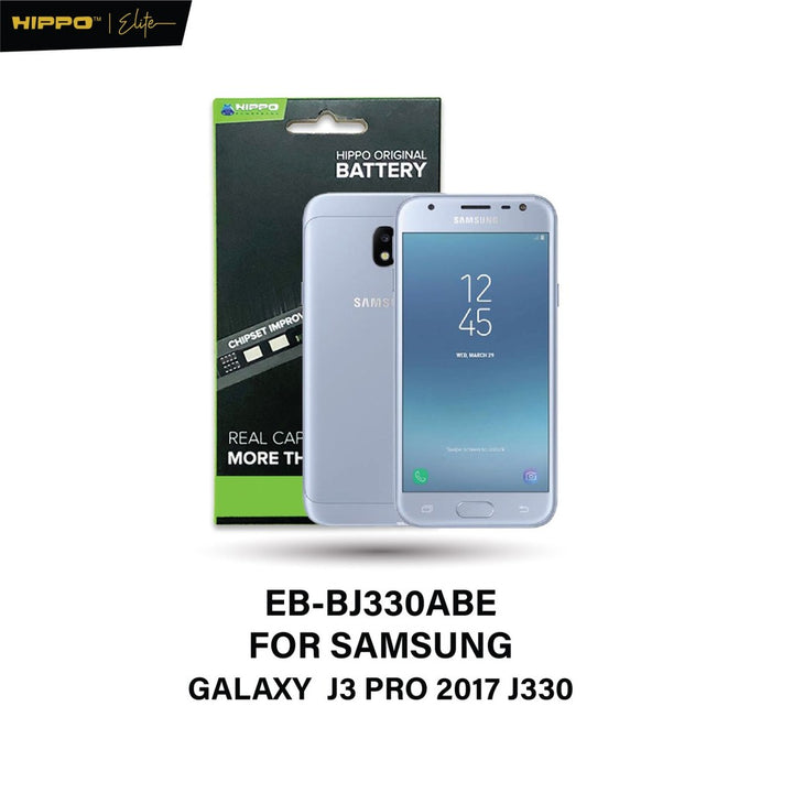 Hippo Baterai Samsung EB-BJ330ABE J3 PRO 2017 J330 2400mAh Battery Batere Batrai Batre Original Cell