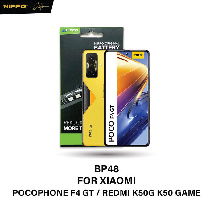 Hippo Baterai Xiaomi BP48 Pocophone F4 GT/ Redmi K50G / K50 Game 4500mAh Battery Batere Batrai Batre
