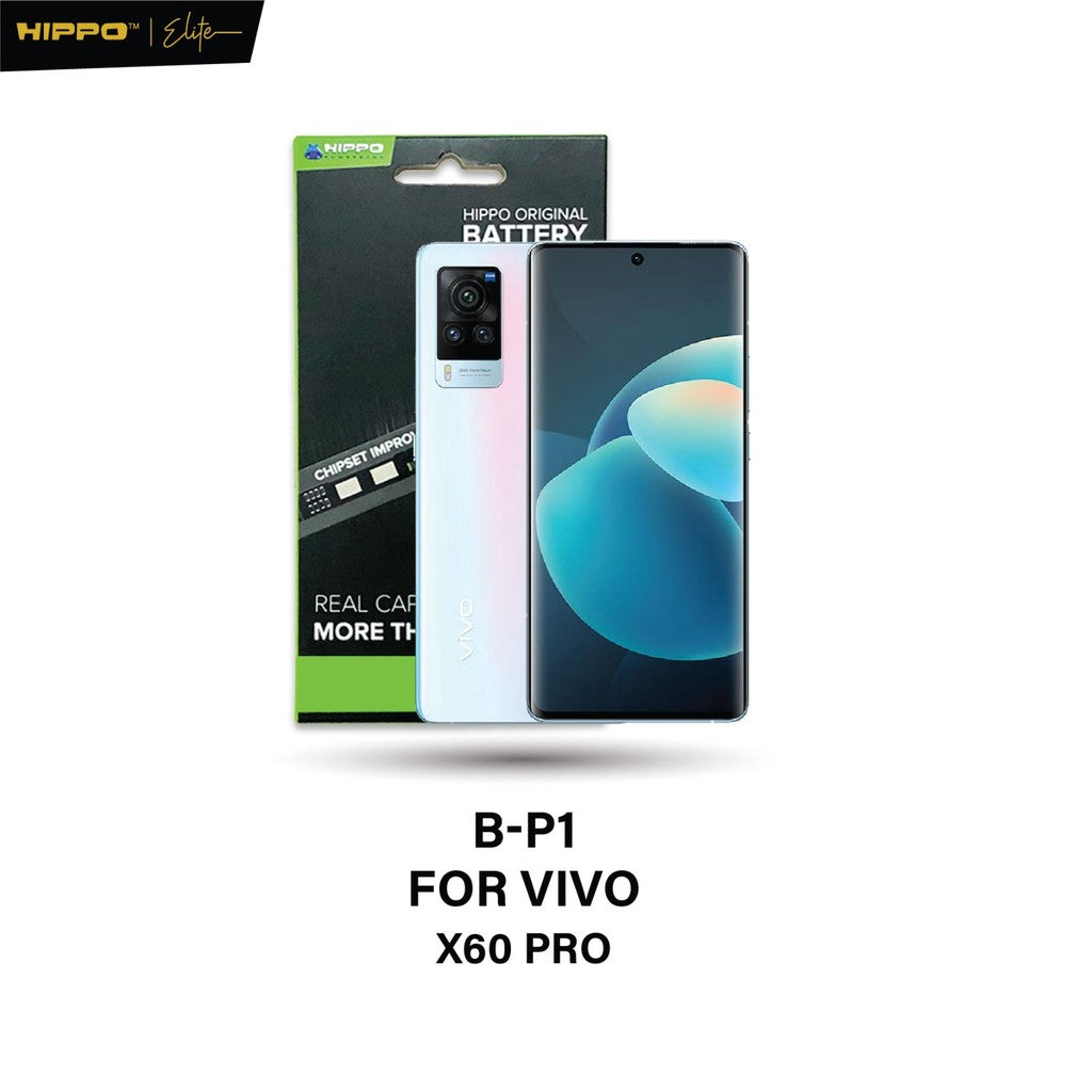 Hippo Baterai Vivo B-P1 Vivo X60 Pro 4200mAh Battery Batere Batrai Batre Original Cell Garansi resmi