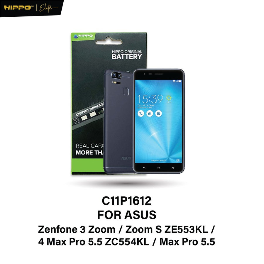 Hippo Elite Baterai Asus C11P1612 Zenfone 3