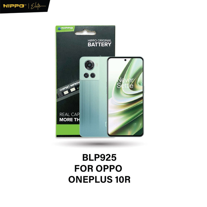 Hippo Baterai OPPO BLP-925 OPPO ONEPLUS 10R 5000mAh Battery Batere Batrai Batre Original Cell Garansi resmi