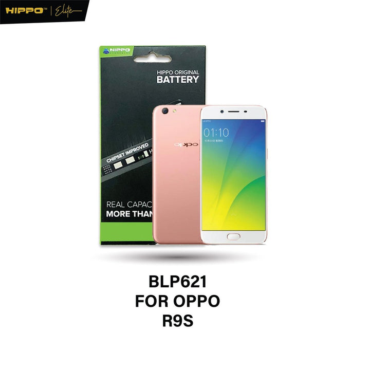 Hippo Baterai OPPO BLP-621 OPPO R9S 3010mAh Battery Batere Batrai Batre Original Cell Garansi resmi