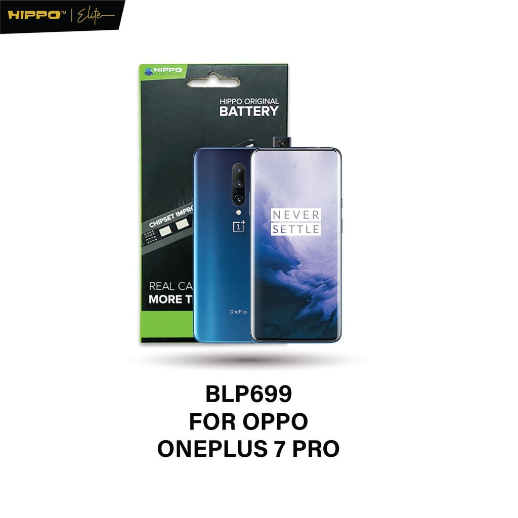 Hippo Baterai OPPO BLP-699 OPPO ONEPLUS 7 PRO 4000mAh Battery Batere Batrai Batre Original Cell Garansi resmi