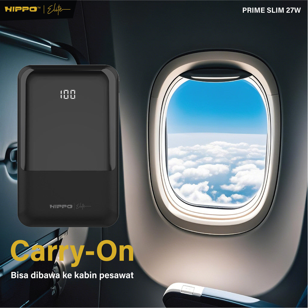 Hippo Elite PowerBank Prime Slim PD 27W 10000mah Super Slim 1.3cm Super Fast Charging for iphone Samsung Xiaom 4