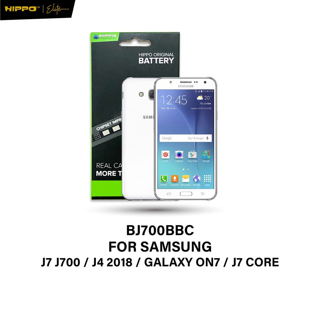 Hippo Baterai Samsung BJ700BBC J7 J700 / J4 2018 / GALAXY ON7 / J7 CORE 2900mAh Battery Batere Batrai Batre Original Cel