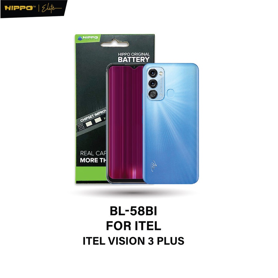 Hippo Elite Baterai BL-58BI ITEL VISION 3