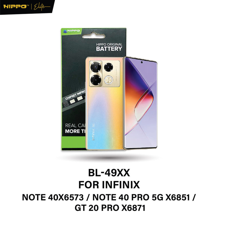 Hippo Elite Baterai BL-49XX INFINIX Note 40X6573