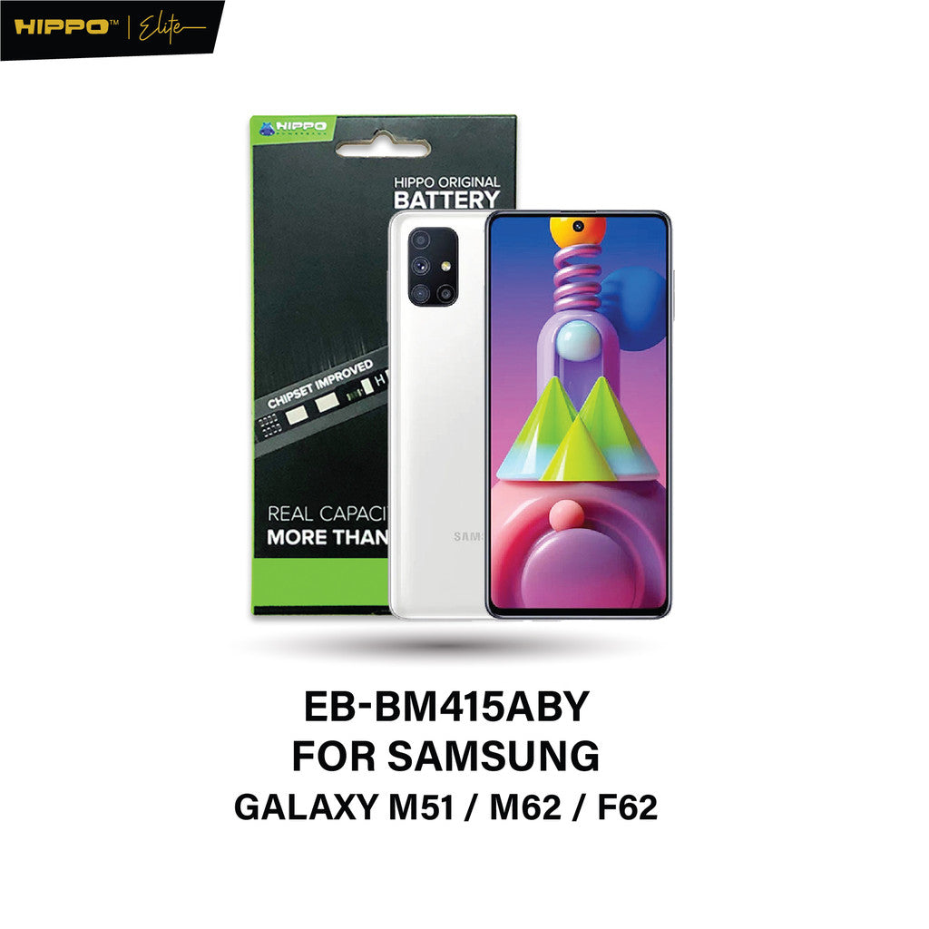 Hippo Baterai EB-BM415ABY GALAXY M51 / M62 / F62 7000mAh Battery Batere Batrai Batre Original Cell Garansi resmi