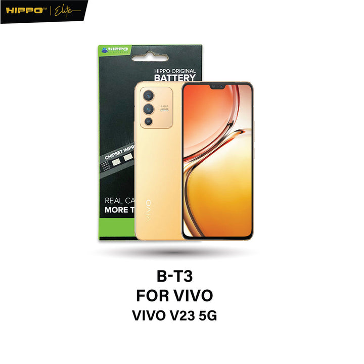 Hippo Baterai B-T3 VIVO V23 5G 4200mAh Battery Batere Batrai Batre Original Cell Garansi resmi